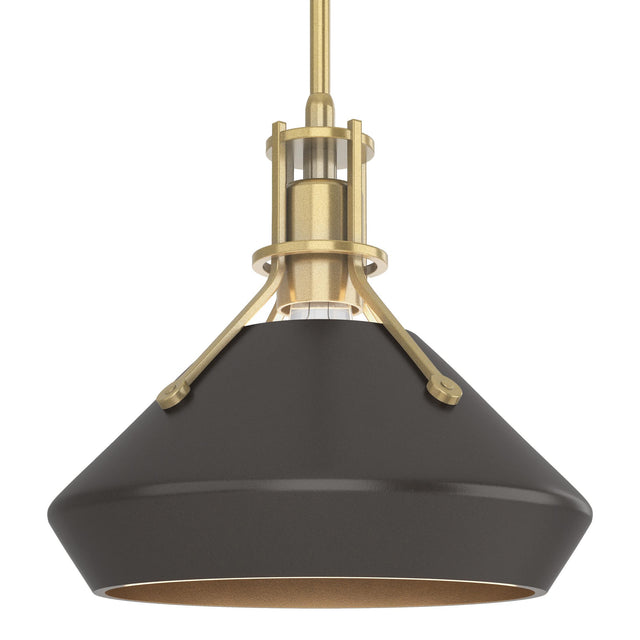 Hubbardton Forge 2020 Modern Brass Oil Rubbed Bronze Multi Henry with Chamfer Pendant