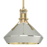 Hubbardton Forge 2020 Modern Brass Sterling Multi Henry with Chamfer Pendant