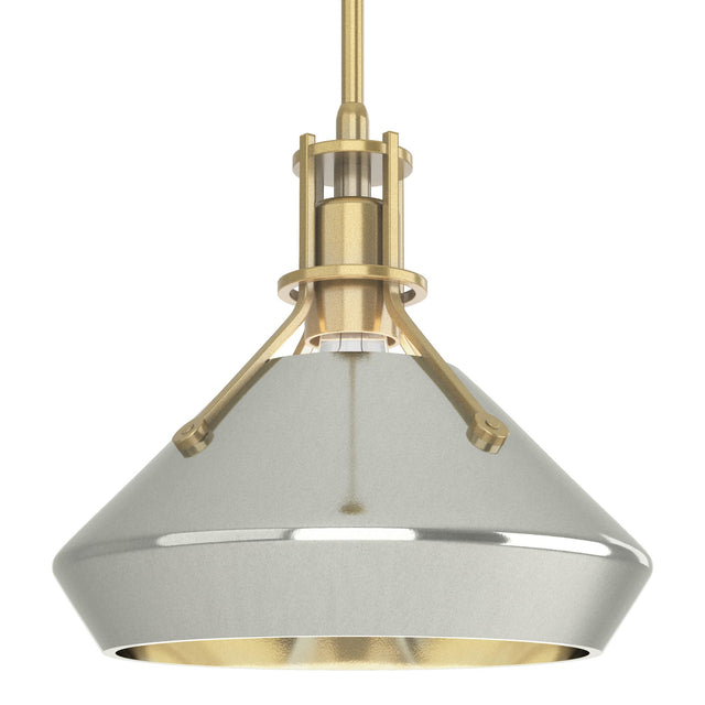 Hubbardton Forge 2020 Modern Brass Sterling Multi Henry with Chamfer Pendant
