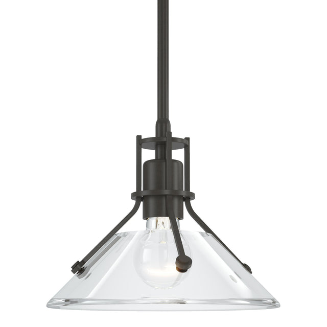 Hubbardton Forge 2020 Dark Smoke Clear Glass (ZM) Multi Henry Mini Pendant