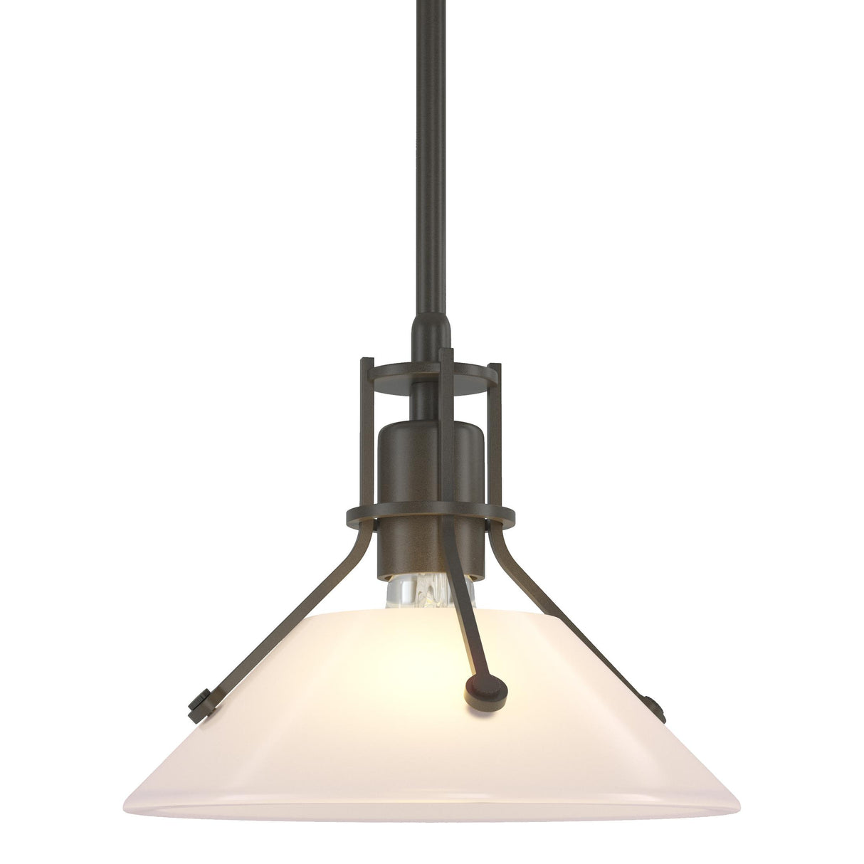 Hubbardton Forge 2020 Dark Smoke Frosted Glass (FD) Multi Henry Mini Pendant