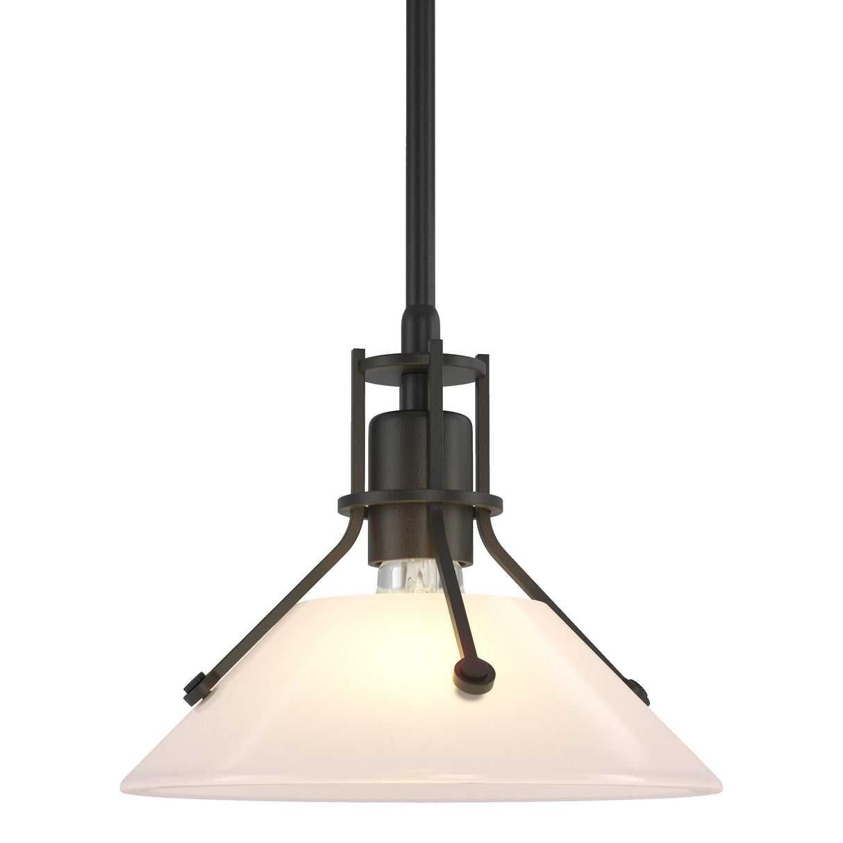 Hubbardton Forge 2020 Black Frosted Glass (FD) Multi Henry Mini Pendant
