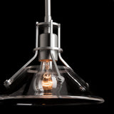 Hubbardton Forge 2020 Vintage Platinum Clear Glass (ZM) Multi Henry Mini Pendant