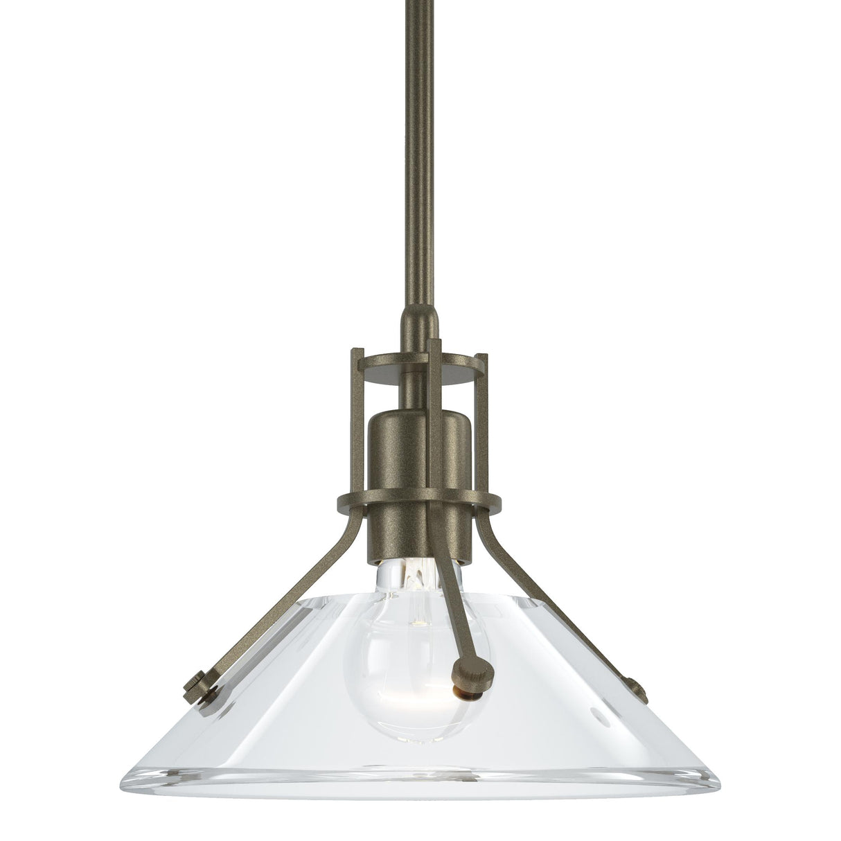Hubbardton Forge 2020 Soft Gold Clear Glass (ZM) Multi Henry Mini Pendant