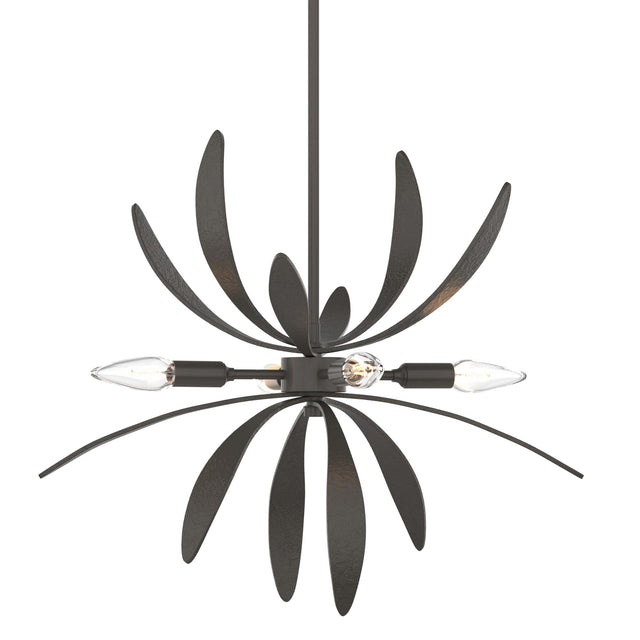 Hubbardton Forge 2020 Dark Smoke Multi Dahlia Mini Pendant