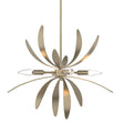 Hubbardton Forge 2020 Soft Gold Multi Dahlia Mini Pendant