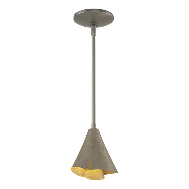 Hubbardton Forge 2011 Dark Smoke Multi Mobius Steel Shade Mini Pendant
