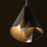 Hubbardton Forge 2011 Dark Smoke Multi Mobius Steel Shade Mini Pendant