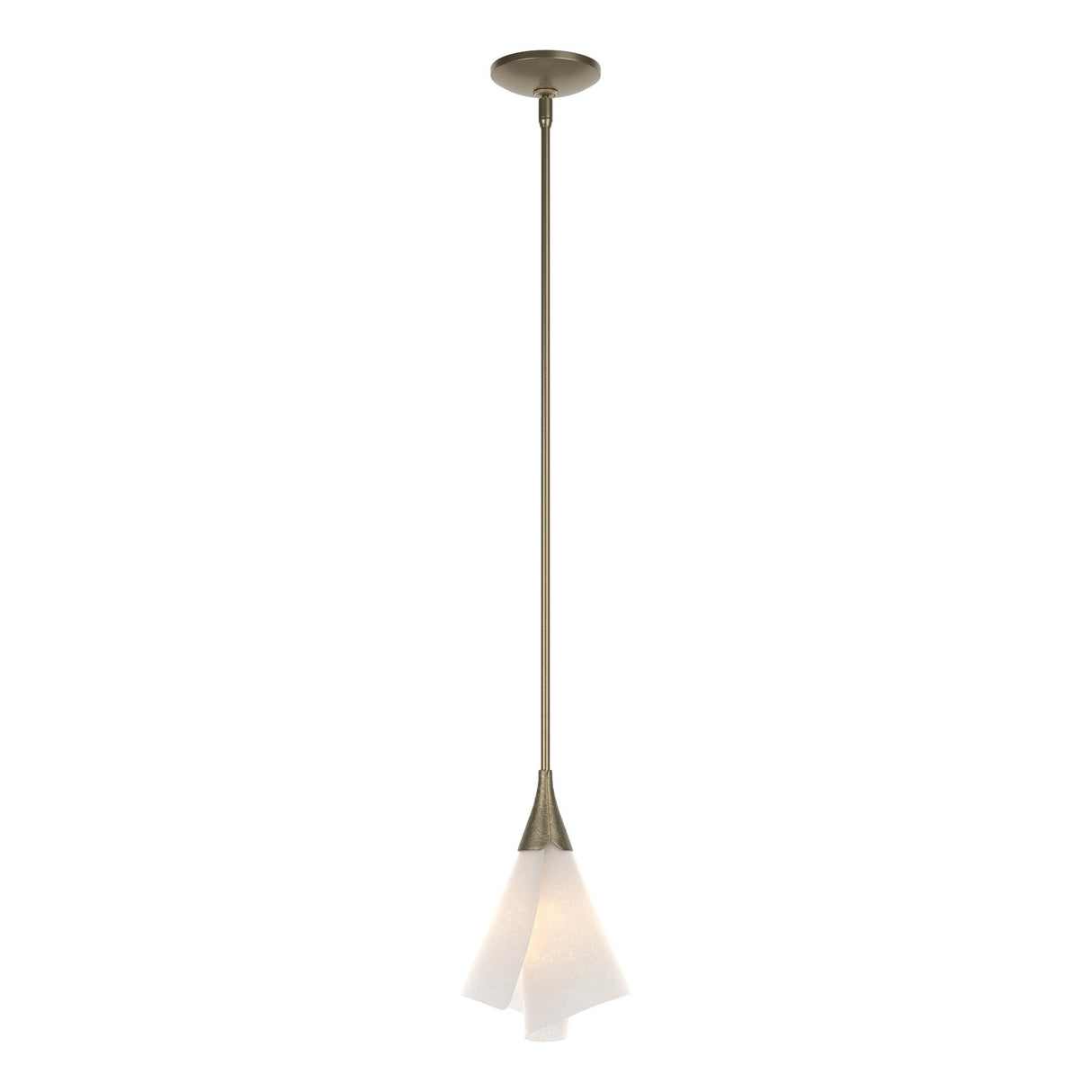 Hubbardton Forge 2011 Soft Gold Spun Frost (SH) Multi Mobius Mini Pendant