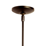 Hubbardton Forge 2004 Bronze Opal Glass (GG) Multi Fullered Impressions Mini Pendant