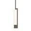 Hubbardton Forge 2011 Dark Smoke Opal Glass (GG) Multi Axis Mini Pendant