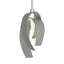 Hubbardton Forge 2014 Vintage Platinum Clear Glass with Frosted Diffuser (YE) Multi Corona Large Mini Pendant