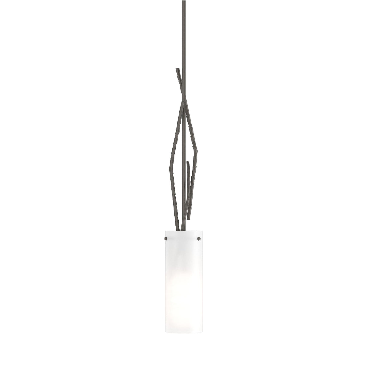 Hubbardton Forge 2012 Dark Smoke Opal Glass (GG) Multi Brindille Mini Pendant