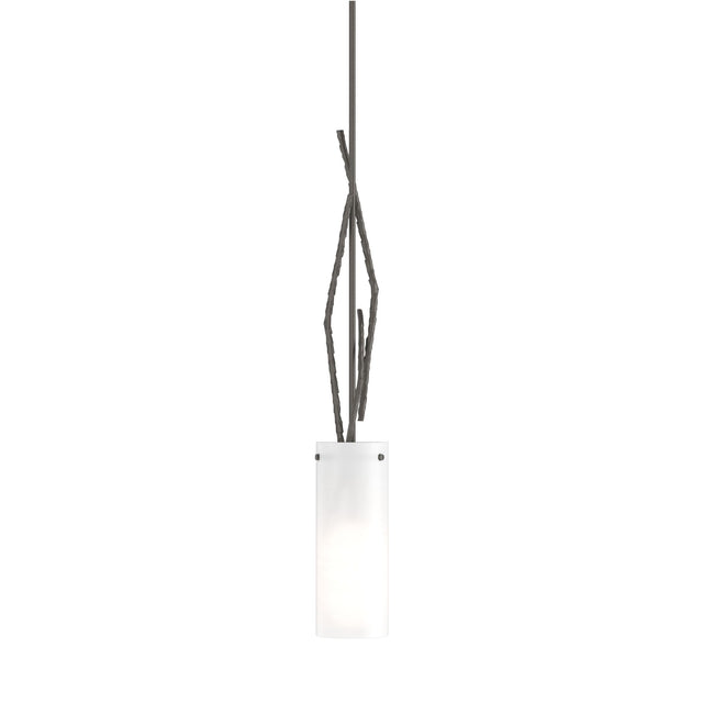 Hubbardton Forge 2012 Dark Smoke Opal Glass (GG) Multi Brindille Mini Pendant
