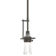Hubbardton Forge 2012 Dark Smoke Clear Glass (ZM) Multi Erlenmeyer Small Mini Pendant