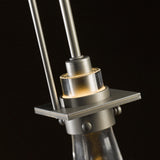 Hubbardton Forge 2012 Dark Smoke Clear Glass (ZM) Multi Erlenmeyer Small Mini Pendant