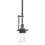 Hubbardton Forge 2012 Natural Iron Clear Glass (ZM) Multi Erlenmeyer Small Mini Pendant