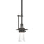 Hubbardton Forge 2012 Natural Iron Clear Glass (ZM) Multi Erlenmeyer Small Mini Pendant