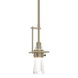 Hubbardton Forge 2012 Soft Gold Clear Glass (ZM) Multi Erlenmeyer Small Mini Pendant