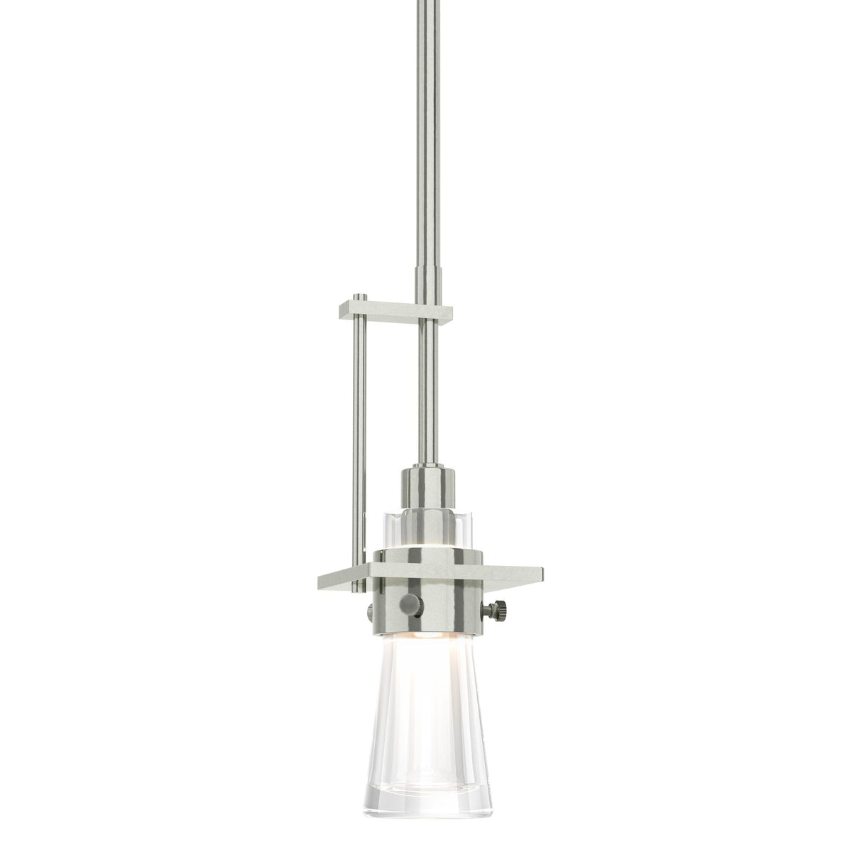 Hubbardton Forge 2012 Sterling Clear Glass (ZM) Multi Erlenmeyer Small Mini Pendant