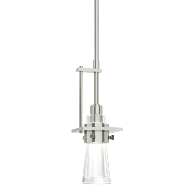 Hubbardton Forge 2012 Sterling Clear Glass (ZM) Multi Erlenmeyer Small Mini Pendant