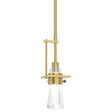 Hubbardton Forge 2012 Modern Brass Clear Glass (ZM) Multi Erlenmeyer Small Mini Pendant