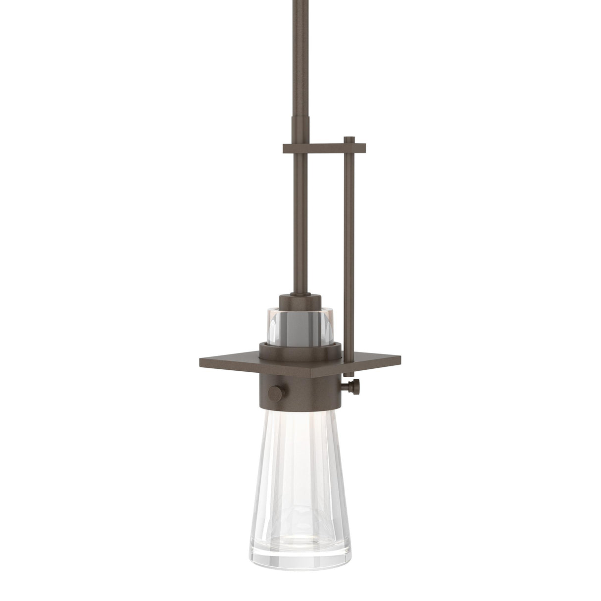 Hubbardton Forge 2013 Bronze Clear Glass (ZM) Multi Erlenmeyer Mini Pendant