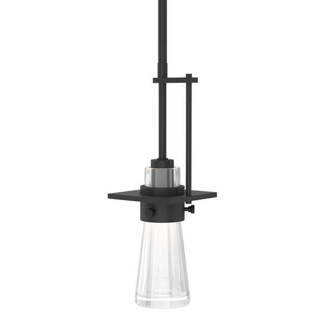 Hubbardton Forge 2013 Black Clear Glass (ZM) Multi Erlenmeyer Mini Pendant
