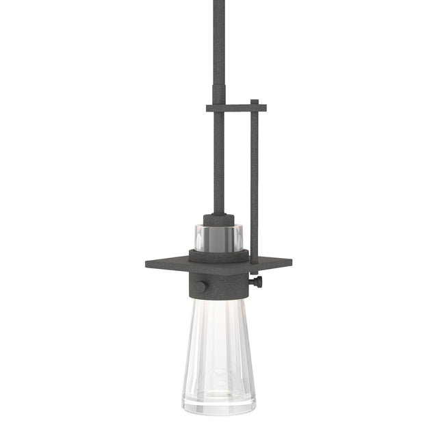 Hubbardton Forge 2013 Natural Iron Clear Glass (ZM) Multi Erlenmeyer Mini Pendant
