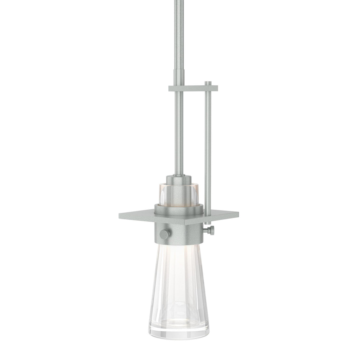 Hubbardton Forge 2013 Vintage Platinum Clear Glass (ZM) Multi Erlenmeyer Mini Pendant