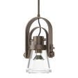 Hubbardton Forge 2015 Bronze Clear Glass (ZM) Multi Erlenmeyer Large Mini Pendant