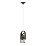 Hubbardton Forge 2015 Dark Smoke Clear Glass (ZM) Multi Erlenmeyer Large Mini Pendant