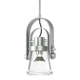Hubbardton Forge 2015 Vintage Platinum Clear Glass (ZM) Multi Erlenmeyer Large Mini Pendant