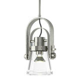 Hubbardton Forge 2015 Sterling Clear Glass (ZM) Multi Erlenmeyer Large Mini Pendant