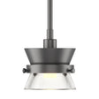Hubbardton Forge 2013 Black Clear Glass (ZM) Multi Apparatus Mini Pendant