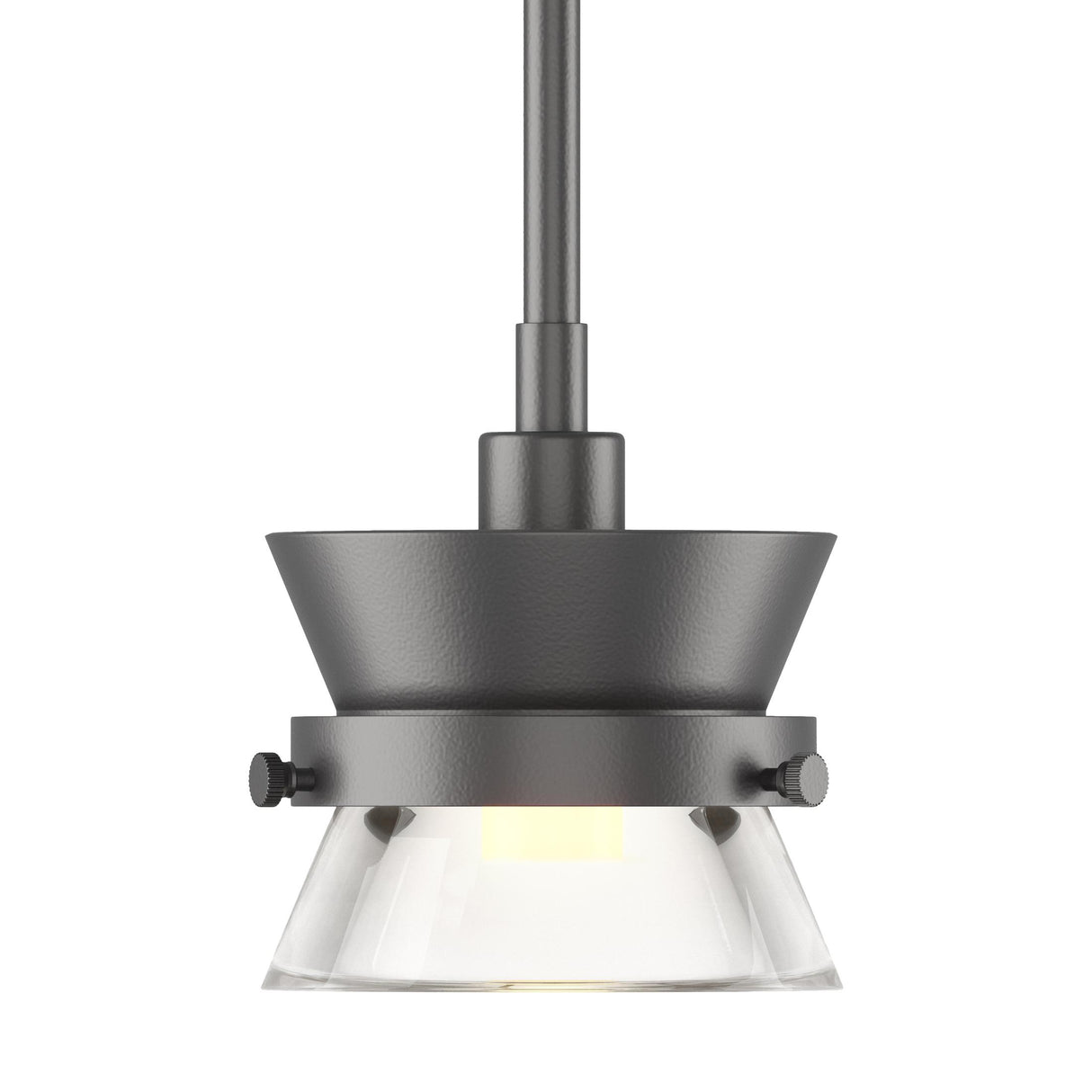 Hubbardton Forge 2013 Black Clear Glass (ZM) Multi Apparatus Mini Pendant