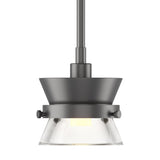 Hubbardton Forge 2013 Black Clear Glass (ZM) Multi Apparatus Mini Pendant