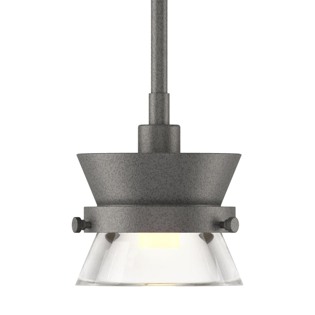 Hubbardton Forge 2013 Natural Iron Clear Glass (ZM) Multi Apparatus Mini Pendant