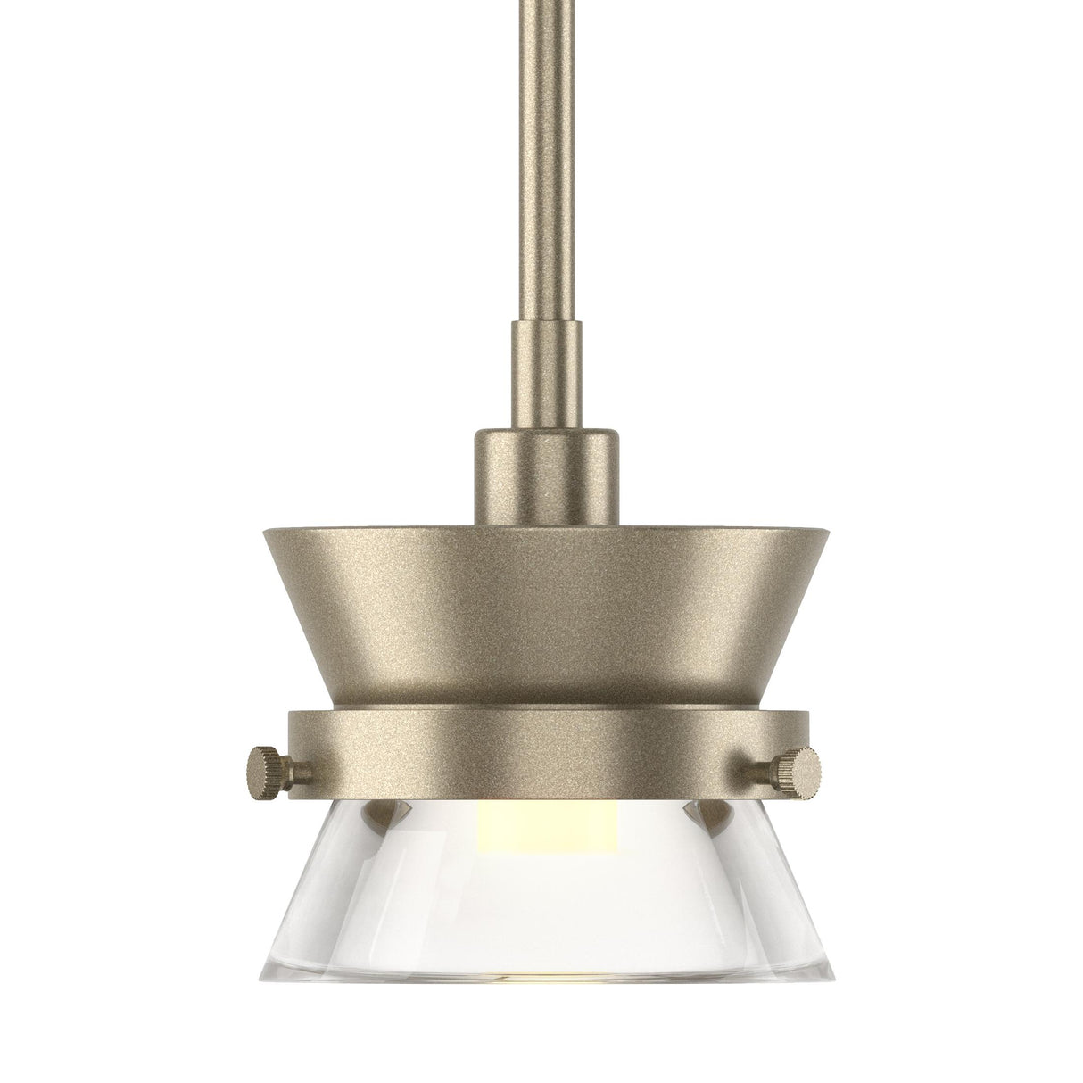 Hubbardton Forge 2013 Soft Gold Clear Glass (ZM) Multi Apparatus Mini Pendant