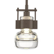 Hubbardton Forge 2013 Bronze Clear Glass (ZM) Multi Cuff Small Mini Pendant