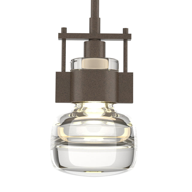 Hubbardton Forge 2013 Bronze Clear Glass (ZM) Multi Cuff Small Mini Pendant