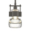 Hubbardton Forge 2013 Dark Smoke Clear Glass (ZM) Multi Cuff Small Mini Pendant