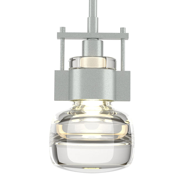 Hubbardton Forge 2013 Vintage Platinum Clear Glass (ZM) Multi Cuff Small Mini Pendant
