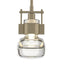 Hubbardton Forge 2013 Soft Gold Clear Glass (ZM) Multi Cuff Small Mini Pendant
