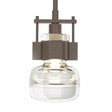 Hubbardton Forge 2016 Bronze Clear Glass (ZM) Multi Cuff Large Mini Pendant