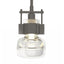 Hubbardton Forge 2016 Dark Smoke Clear Glass (ZM) Multi Cuff Large Mini Pendant