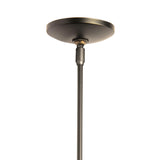Hubbardton Forge 2016 Dark Smoke Clear Glass (ZM) Multi Cuff Large Mini Pendant