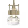 Hubbardton Forge 2016 Soft Gold Clear Glass (ZM) Multi Cuff Large Mini Pendant