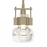 Hubbardton Forge 2016 Soft Gold Clear Glass (ZM) Multi Cuff Large Mini Pendant