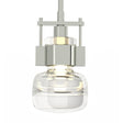 Hubbardton Forge 2016 Sterling Clear Glass (ZM) Multi Cuff Large Mini Pendant
